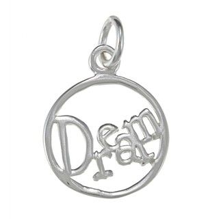 La Preciosa Sterling Silver 'Dream' Circle Charm La Preciosa Silver Charms