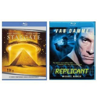 Stargate/Replicant Blu Ray   2 Pack