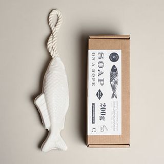 fish soap on a rope by plum & ashby