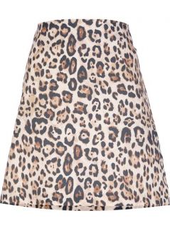 Rika Leopard Print Mini Skirt   Celestine Eleven