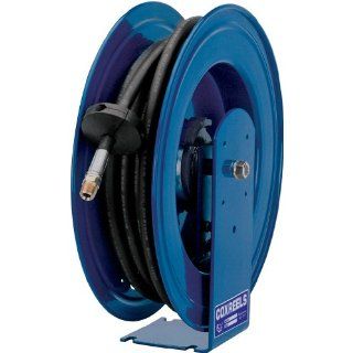 Coxreels E HPL 150 Spring Rewind Enclosed Cabinet Hose Reel for grease 1/4" I.D., 50' hose, less hose, 5000 PSI Air Tool Hose Reels