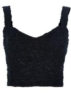 Dolce & Gabbana Crochet Cropped Top