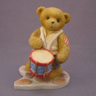 Cherished Teddies Grant Ready to Answer Freedom's Call Figurine 112398   Collectible Figurines