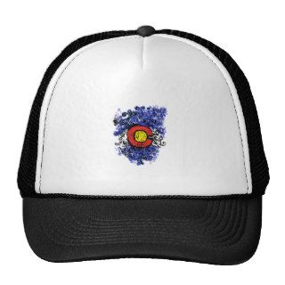 Swirly Abstract Colorado Flag Trucker Hat