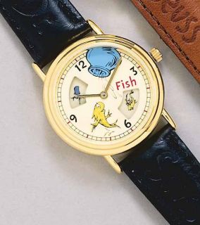 Dr. Seuss Fish Bowl Watch with Rotating Disc —