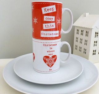 christmas mugs by tilliemint loves