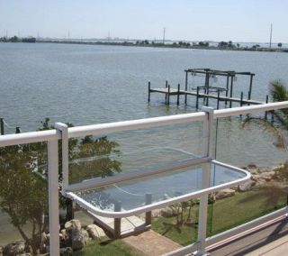 The Terrace Table Outdoor Hanging Patio Table —