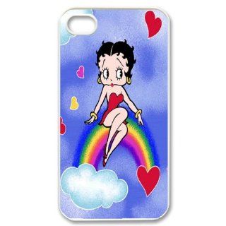 Best known Cartoons Anime Betty Boop Unique Design Iphone 4/4S Case, Betty Boop Best Iphone 4 Case Cell Phones & Accessories