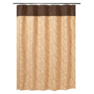 Sweet Jojo Designs Camel Shower Curtain   Paisley