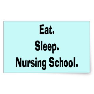 Funny Nursing Student Gifts Rectangle Stickers