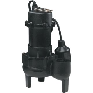 Wayne Cast Iron Sewage Ejector — 2in. Ports, 5700 GPH, 1/2 HP, Model# RPP50  Sewage Pumps