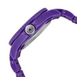 Invicta Women's 'Angel' White Dial Purple Plastic Watch Invicta Women's Invicta Watches