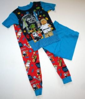 Lego Star Wars Boy's (4 12) 3 Piece Pajama Set (10) Clothing