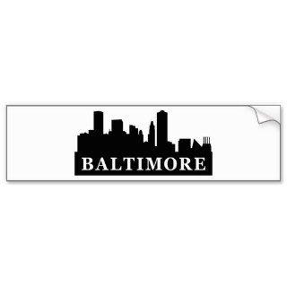 Baltimore Skyline Bumper Stickers