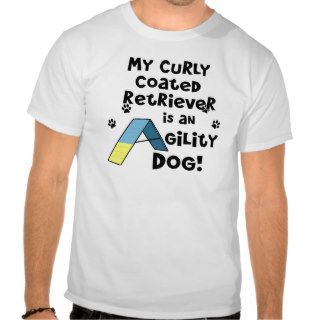 Curly Coated Retriever Agility Dog Shirt
