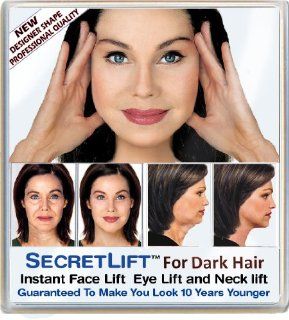 Instant Face, Neck and Eye Lift (Dark Hair)  Facial Treatment Products  Beauty