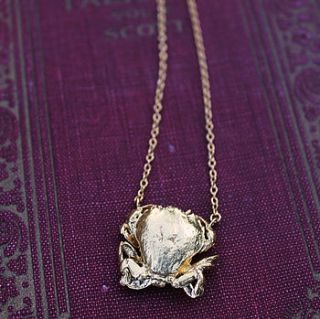 crab pendant by kate gilliland jewellery