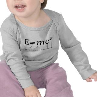 EMC2 Einstein's Theory of Relativity Tee Shirts
