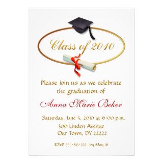 Graduation Celebration Custom Invitation