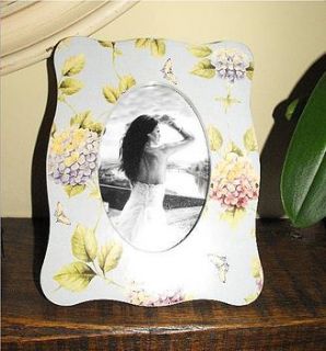 hydrangea picture frame by pippins gift company