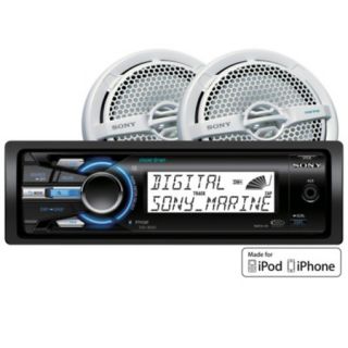 Sony DSX MS60 AM/FM/Satellite/iPod Docking Receiver And Speaker Package 97765