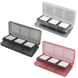Three Colored 6 in 1 Game Card Holders For Nintendo DS and Dsi Hardware & Accessories