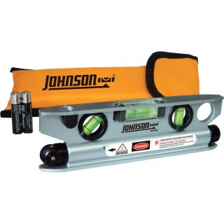 Johnson Level & Tool Magnetic Torpedo Laser Level, Model# 40-6164  Laser Levels