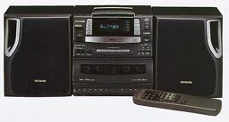 Aiwa NSX V2000 Mini Audio System   7 CD Changer& Remote —
