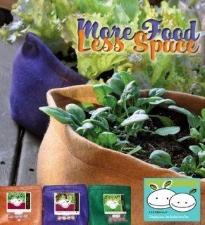 SeedBallz   More Food Less Space Grow Bag  Chard Plants  Patio, Lawn & Garden