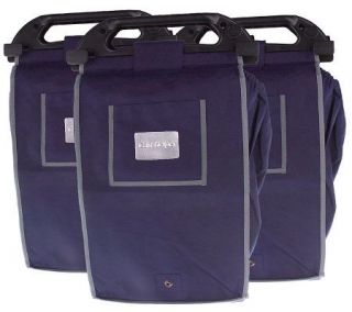 Set of 3 Cart Helper Folding Shopping Bags —