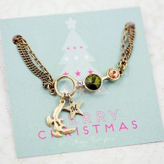 design your own christmas charm bracelet by j&s jewellery