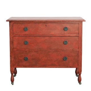 humphrey handpainted vintage chest of drawers by ruby rhino