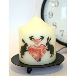 silhouette animal candle by light illuminate enjoy
