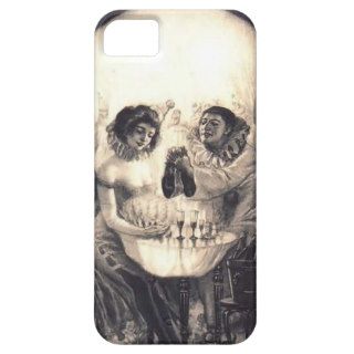 Skull Love, Vintage Optical Illusion iPhone 5 Case