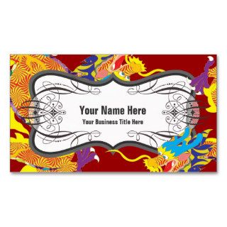 Lucky Chinese Dragon Business Card