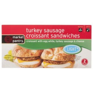 Market Pantry Turkey Sausage Croissant Sandwiche