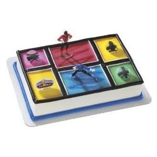 Toy / Game Easy to Make Power Rangers Samurai Cake Decoration Topper with Two Characters and Three rings Toys & Games
