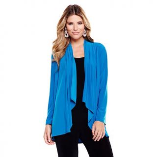 Slinky® Brand Long Sleeve Drape Front Jacket
