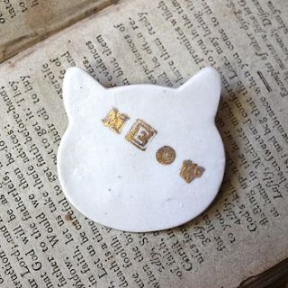 cat meow brooch by sarah coonan