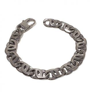Men's Antiqued Stainless Steel Mariner Link 8 1/2" Bracelet