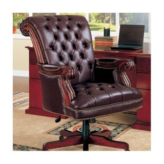 Parker House Home Office High Back Leather Executive Chair with