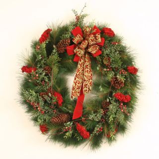 Artificial Sugar Pine Wreath