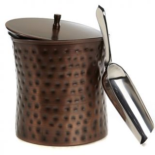 Colin Cowie Stamped Metal Ice Bucket with Scoop