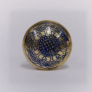 medieval etch metal knob by trinca ferro