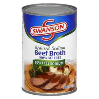 Swanson Low Sodium Beef Broth 14 oz