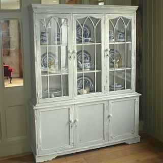 vintage glazed kitchen display unit by hunter jones