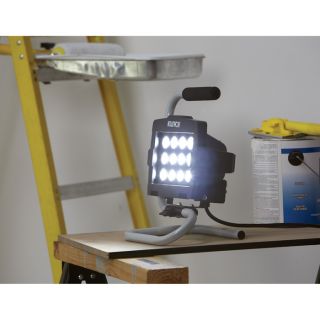 Klutch LED Portable Worklight — 12 Watts, 900 Lumens  Free Standing Work Lights