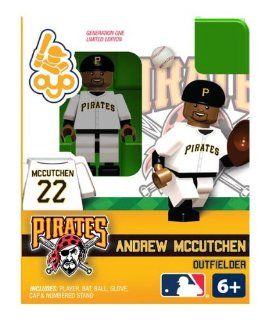 Andrew McCutchen Oyo Mini Figure Lego Compatible MLB Pittsburgh Pirates  Sports Fan Toy Figures  Sports & Outdoors
