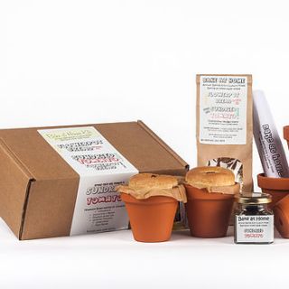 sundried tomato flowerpot bread making kit by bake at home kits