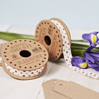 dotty ribbon spool by sophia victoria joy etc